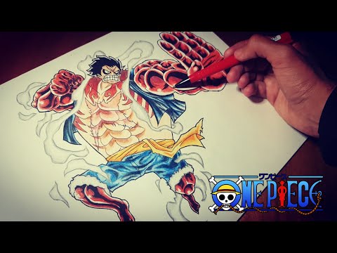 Drawing Monkey D.Luffy-Gear 4 [One Piece]