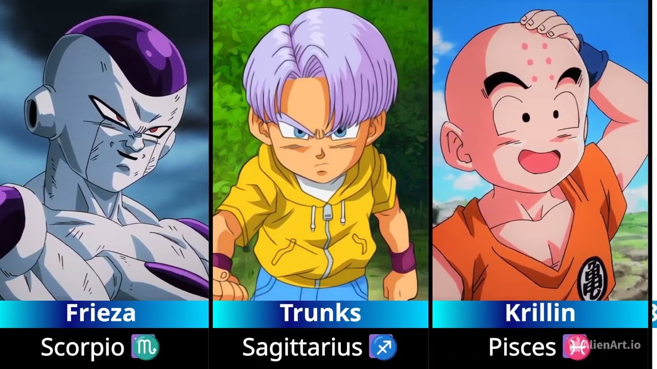 Zodiac Signs of Dragon Ball Characters 🌌 | Which One Matches You?