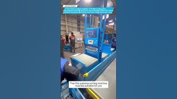 If you have a large number of orders every day, the express sorting machine can automatically sort