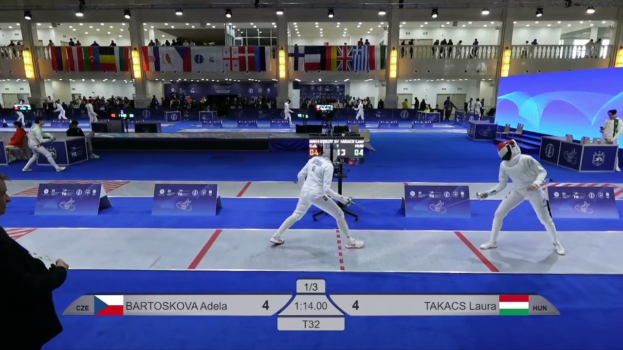 2026 132 T32 14 F E Individual  GEO Red TAKACS HUN vs BARTOSKOVA CZE