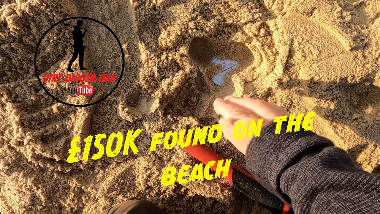 Beach find of a lifetime metal detecting - YouTube