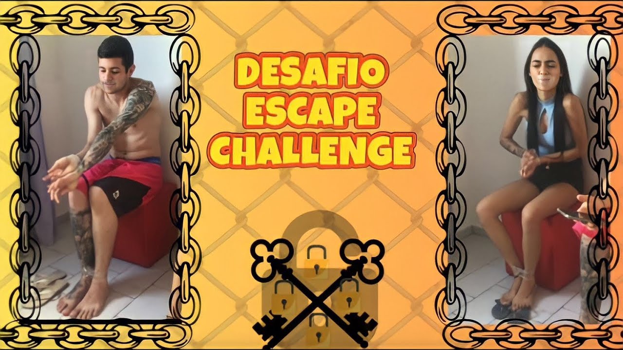 ESCAPE CHALLENGE COM SILVER TAPE | Canal do Casal - YouTube