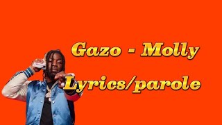 Gazo - molly ( lyrics / parole) officiel #lyrics #parole #gazo #viralvideo