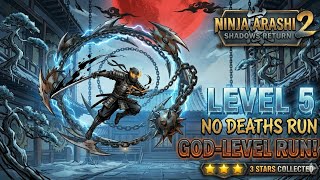 THE ULTIMATE CHALLENGE! 🥷 Ninja Arashi 2: Shadows Return | Act 1 - Level 6 | 3 Stars & No Die | screenshot 4