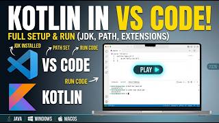 How to Setup Kotlin Development Environment in VS Code (Step-by-Step)  2026 Bonverium Studio