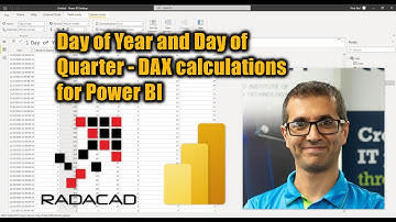 Day of Year and Day of Quarter   DAX calculations for Power BI