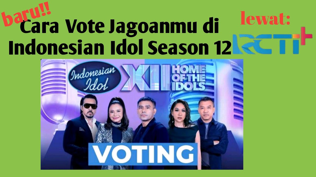 Cara Vote Idolamu Di Indonesian Idol 2023 || Cara Vote Kontestan