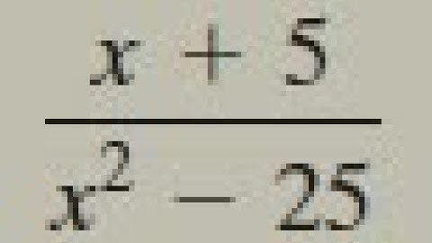 (x+5)/(x^2-25), simplify the rational expression.
