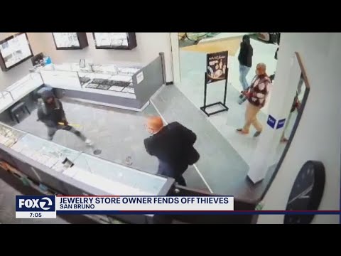 San Bruno jewelry store owner fends off thieves
