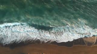 Ocean Sea Waves  Drone Aerial View  Free stock footage  Free HD Videos   no copyright
