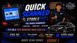 🚨 2016 Mercedes E350 Limp Mode? Stuck at 6 MPH | XTOOL D8S Full System Scan