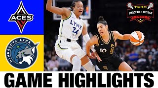 Minnesota Lynx vs Las Vegas Aces Highlights | Women's Basketball | 2024 WNBA