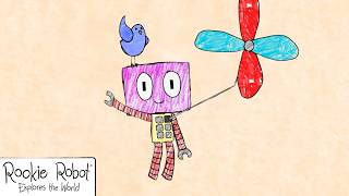 Rookie Robot🤖 | Rookie Meets A Cute Bird | Funny Cartoons For Kids