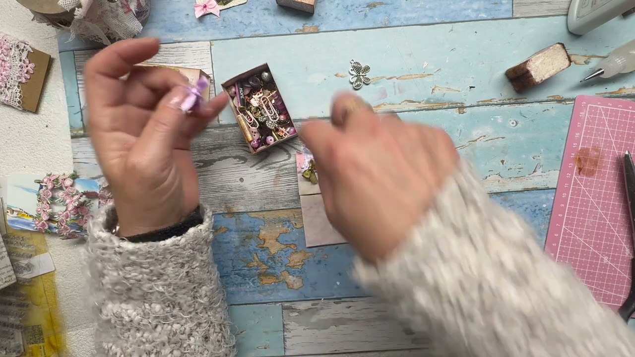 Junk Journal Ideenbuch  gefalteter Briefumschlag