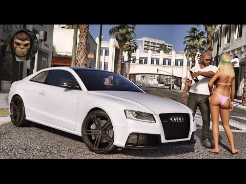 ► GTA 6 Graphics - PhotoVision✪ - Audi RS5 Car Montage! Realistic Graphics MOD! PC - 1080p 60 FPS!