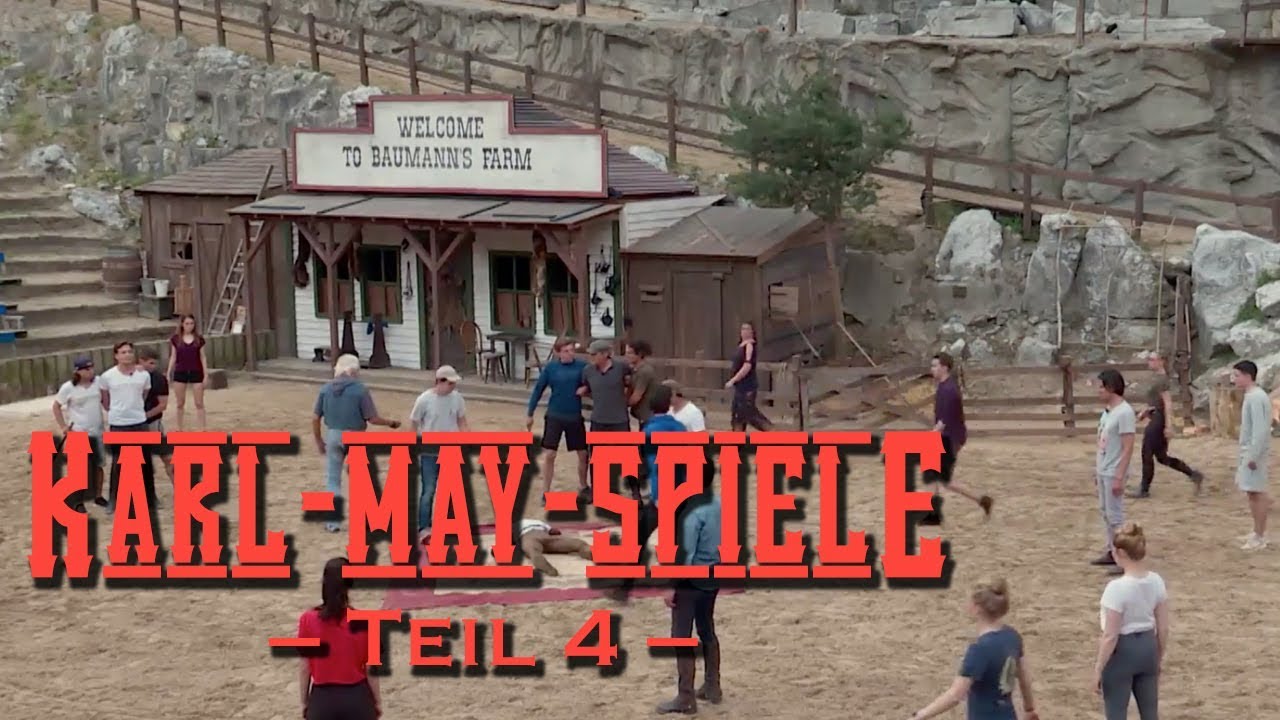 Komparsen erwecken die Kulisse der Karl-May-Spiele zum Leben