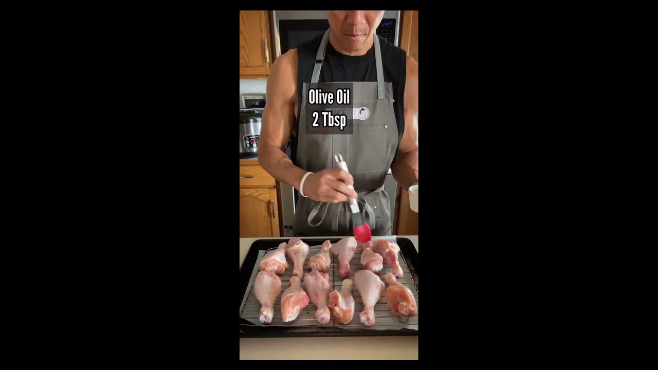 EASY CRISPY BAKED CHICKEN DRUMSTICKS 