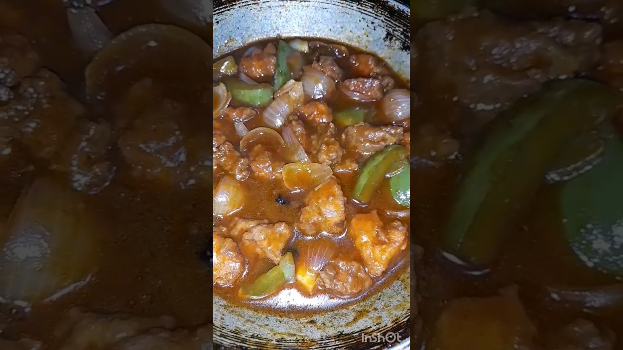 chlli chicken & nan homemade 😋 testy & easy