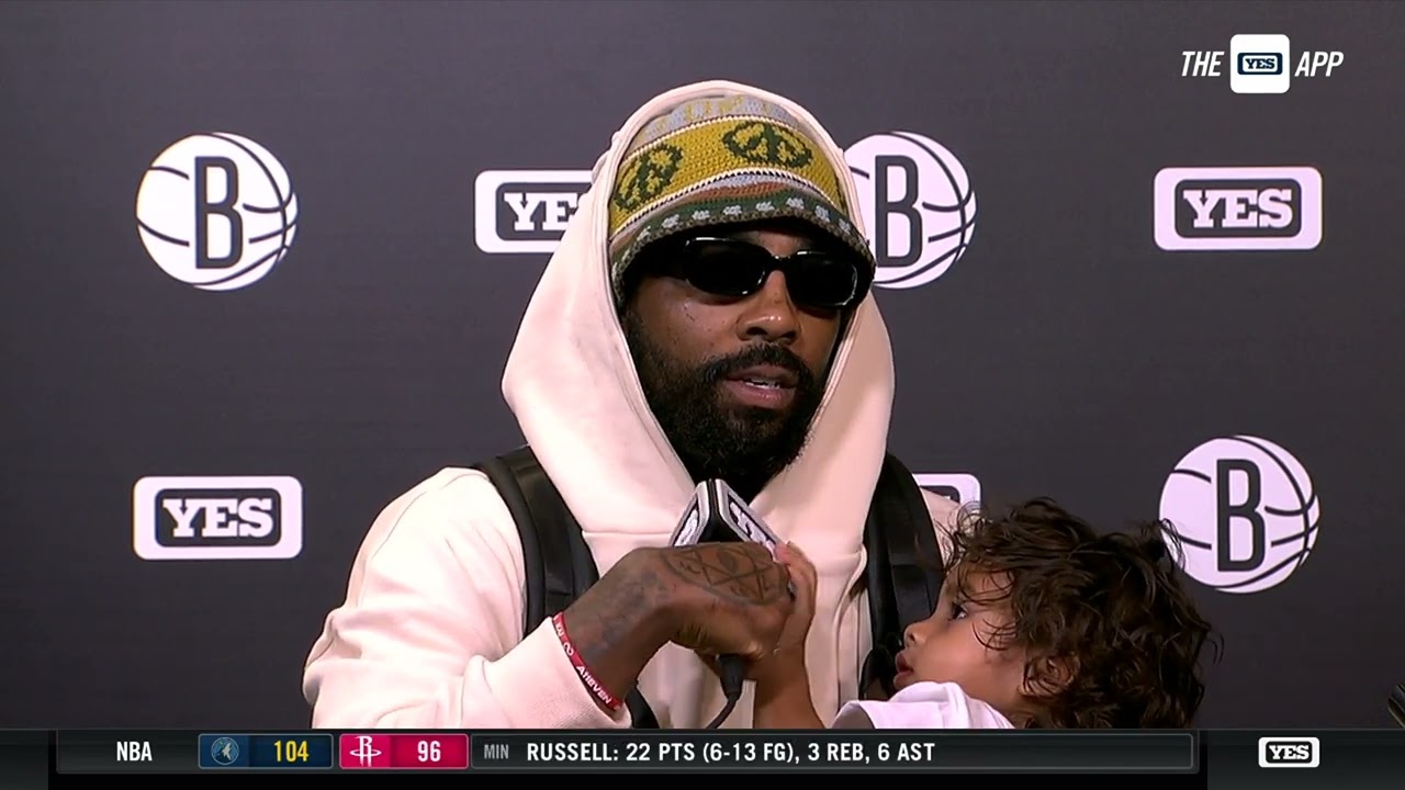 Kyrie Irving on postgame talk with Kevin Durant