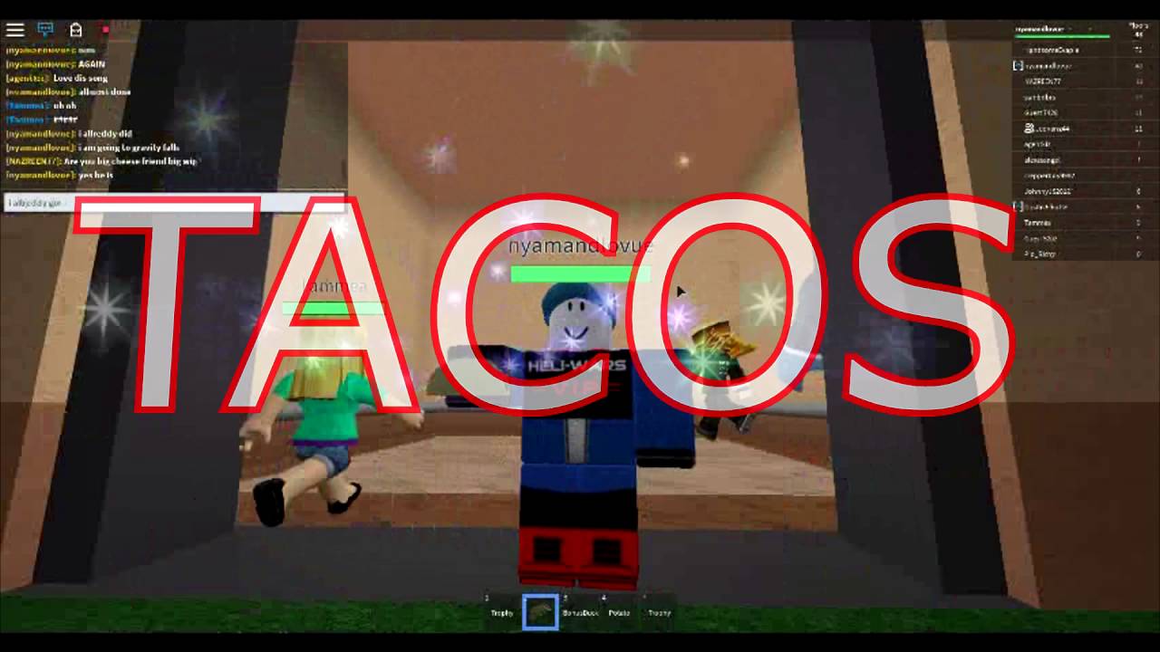 Roblox The Elevator Remade Its Raining Tacos - roblox its raining tacos song
