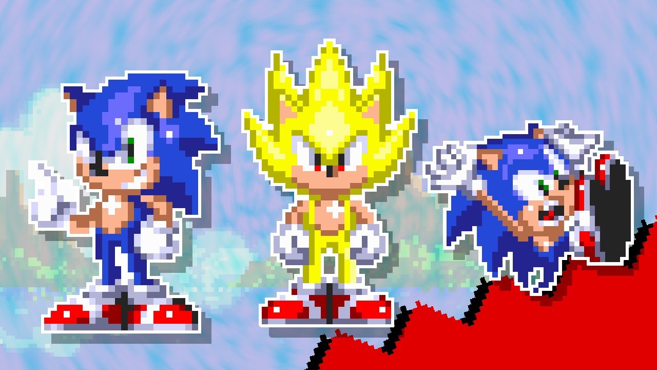 Modern Sonic in Sonic 3 AIR (Sonic 3 Style) 