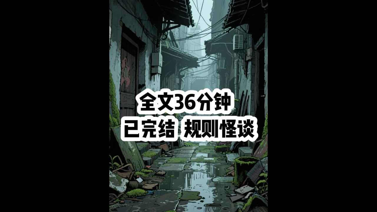 超好看的规则怪谈文来啦，全文36分钟，已完结，请放心食用#规则怪谈#一口气看完系列#已完结小说#睡前故事#恐怖惊悚