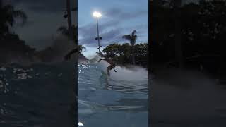 Surfing Typhoon Lagoon Wave Pool #shorts