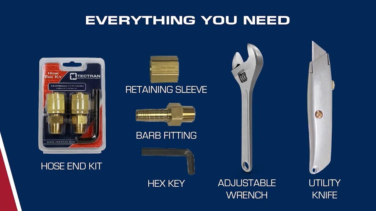 Tectran presents : Hose End Repair kit