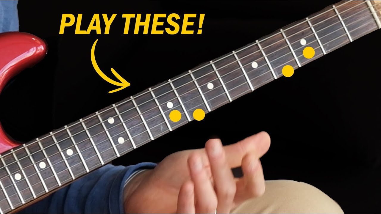 Using double-stops to play easy blues riffs! Full lesson on