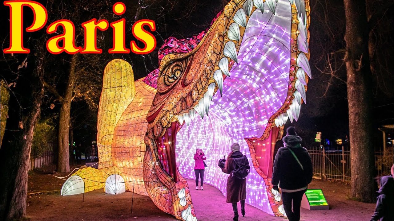 Paris, France 🇫🇷 Paris Lights Festival 2021 Paris walking tour 4K