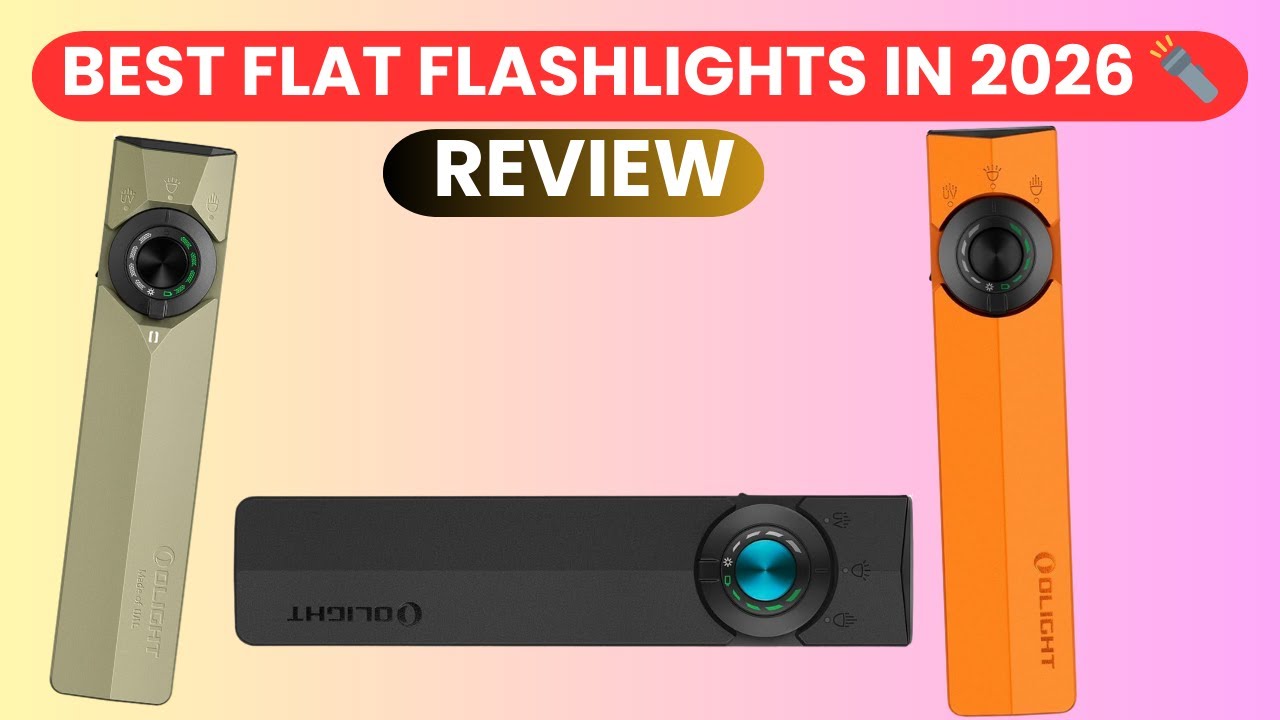 Лучшие плоские фонари 2026 года 🔦 | Обзор ультратонких, мощных и долговечных фонарей