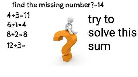 find the missing number -14 by p#simpletricks #math #missing #simple