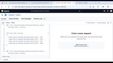 Elasticsearch Enable Slow Logs | Elastic Cloud | Support Troubleshooting