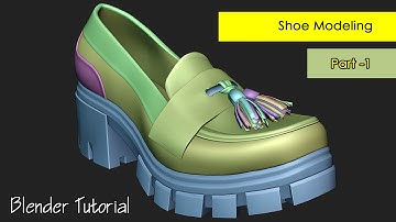 Blender 3d shoe modeling - part 1