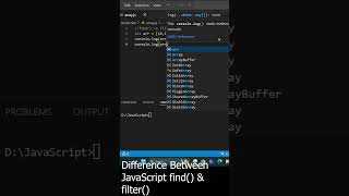 Difference between JavaScript array filter and find methods