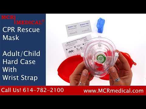 Adult/Child CPR Mask System, Hard Case