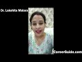 Introduction of dr lakshita malara  career counsellor at careerguidecom
