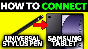How To Connect Universal Stylus Pen to Samsung Tablet (2025) - Step by Step