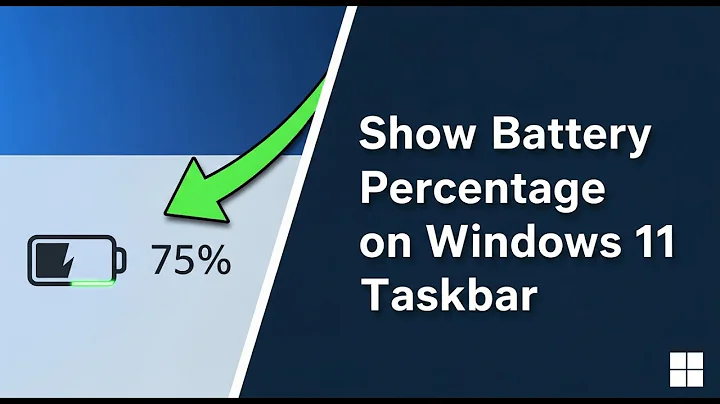 How to Show Battery Percentage on Windows 11 Taskbar