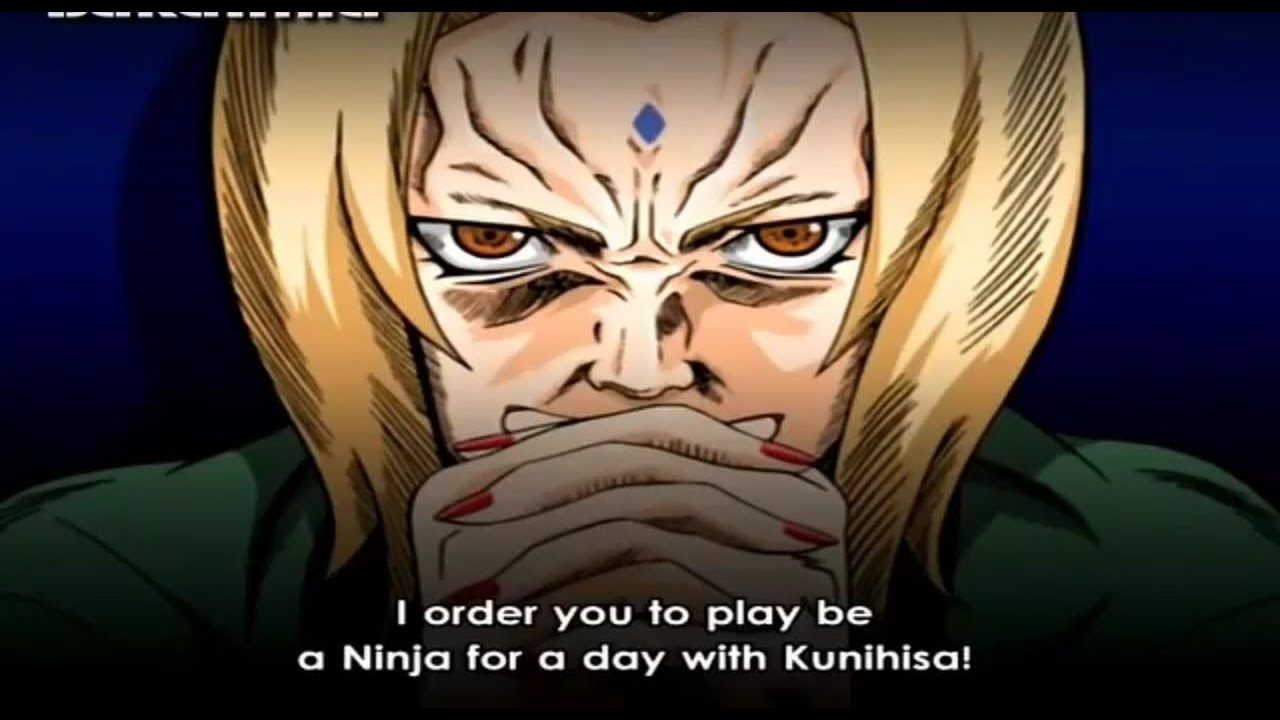 Tsunade senju funny moments but always angry Naruto shippuden english