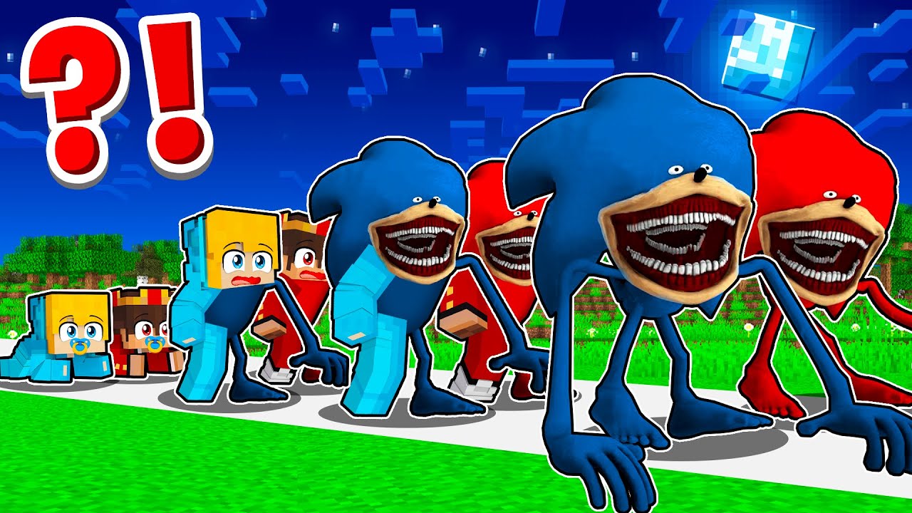 Ukri und Semnlaki LEBENSZYKLUS zur SHIN SONIC Evolution in Minecraft!