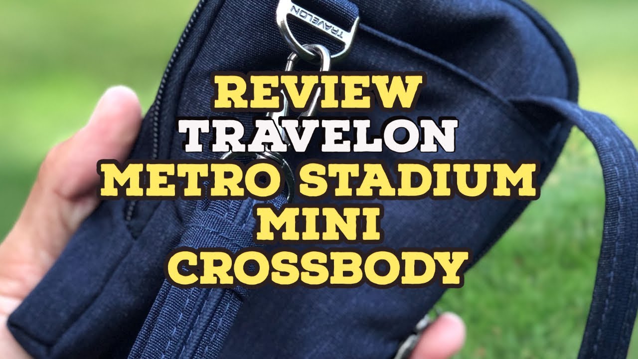Review Travelon Metro Stadium Mini Crossbody Purse Antitheft Bag
