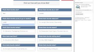 Relationship Quiz Facebook App by Thoughtfully - Demo screenshot 3