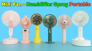 Mini Handheld Fan - Humidifier Spray Fan Portable, Cooling Air And Summer Wind | Unboxing & Review