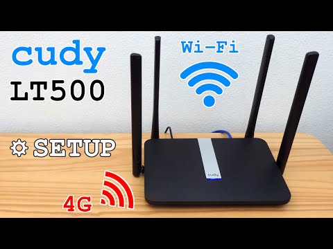 Cudy LT500 4G router Wi-Fi dual band • Unboxing, installation, configuration and test