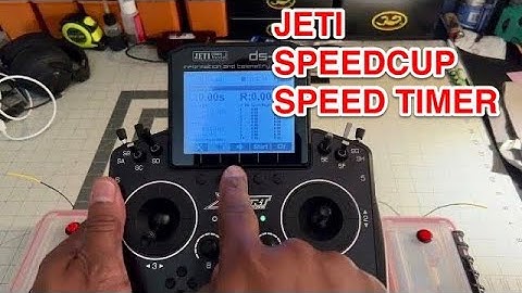 JETI SPEED Timer App for SpeedCup