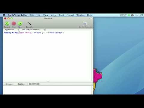 How to make a Fake virus on a Mac
