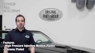 OPGI Product Spotlight: 1984-1987 Buick T-Type and Grand National Hood and Trunk Emblems