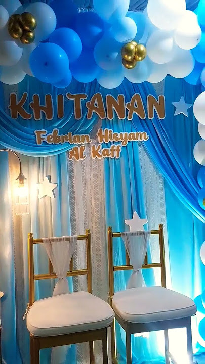 dekorasi balon untuk acara Khitanan #balloon #video #syukuran