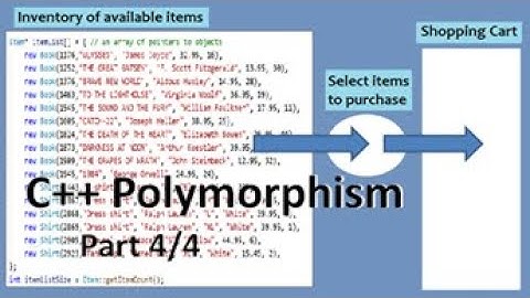 C++ OOP Polymorphism - part 4/4